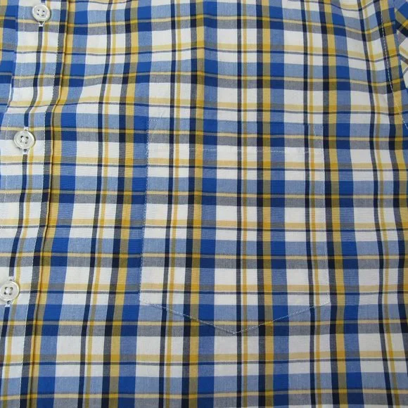 J.Crew Factory Men’s Slim Plaid Flex Casual Shirt Size XXL - Picture 4 of 10